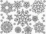Snowflake Pages Coloringhome sketch template