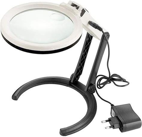 magnifier with light magnifying glass with led lights 10x high clarity