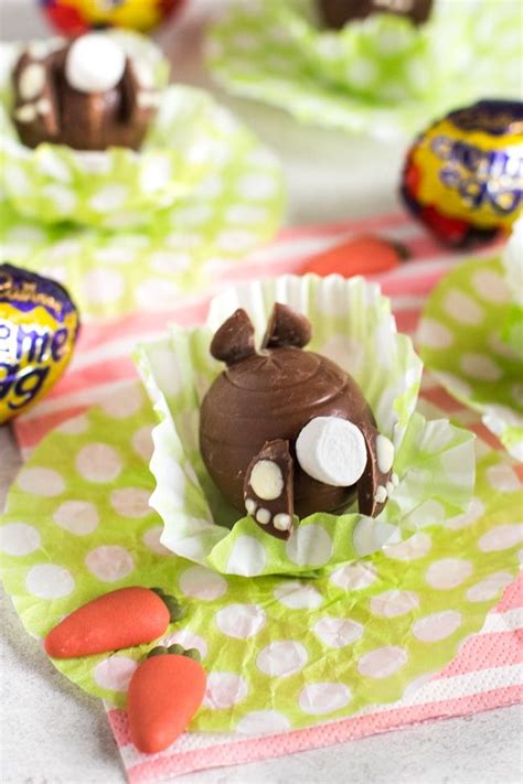 how to make creme egg bunny bums a seriously adorable easter treat