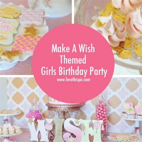 themed girls birthday party