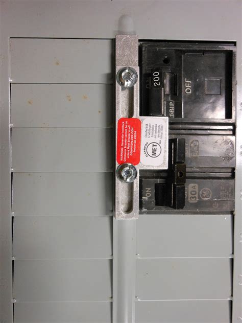 general electric  amp meter main panel  tqdl main breaker generator interlock kit