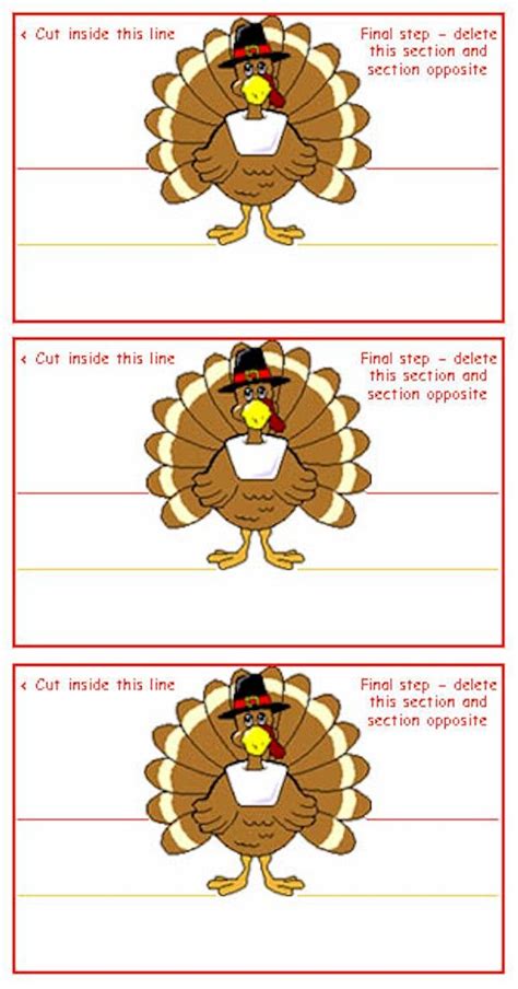thanksgiving place cards  printables