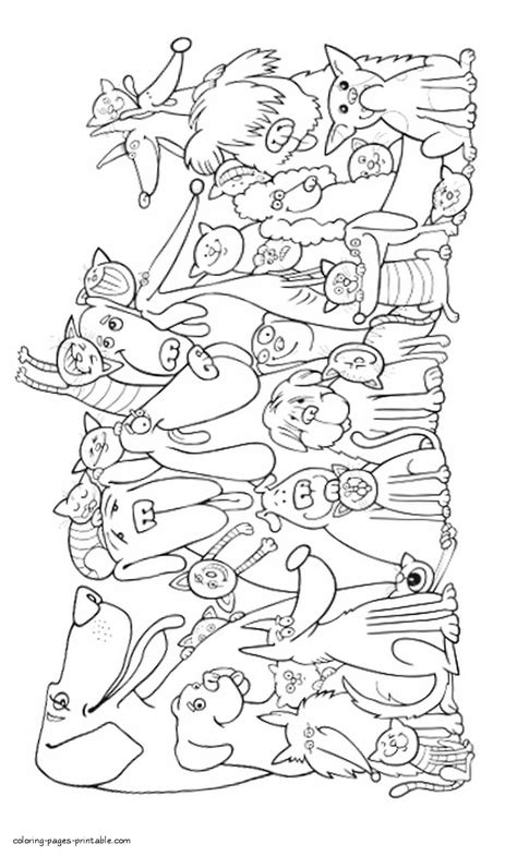 cats  dogs coloring pages dog coloring page coloring pages dog