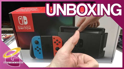 nintendo switch unboxing whats   box youtube