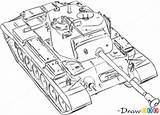 Patton M46 sketch template