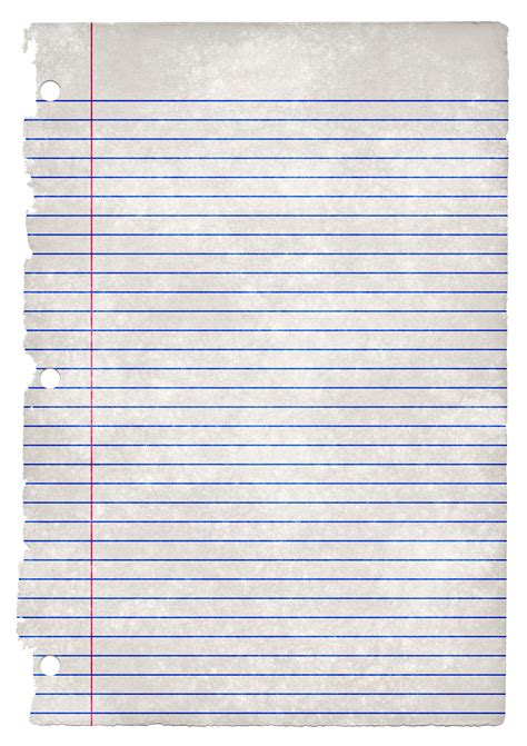 photo college ruled grunge paper academic page paper