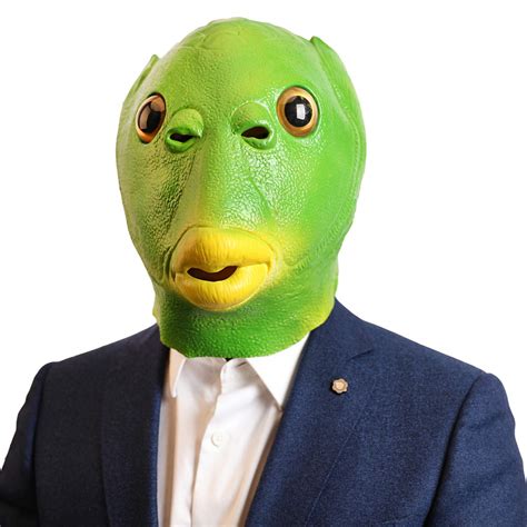 buy funny fish head mask cute cosplay costumes halloween carnival