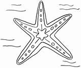 Starfish Coloring Star Pages Drawing Sea Fish Color Line Printable Kids Print Drawings Ocean Getdrawings Coloringpages Designlooter Site Choose Getcolorings sketch template