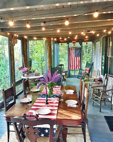 Sarah Vickers 4th Of July With Pottery Barn Porches