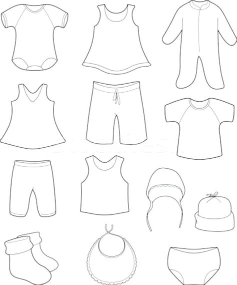 fall clothes coloring pages  getdrawings