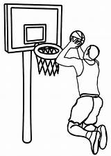 Basketball Printable Tulamama Easy sketch template