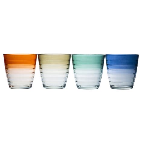 4 8 12 x 9oz bormioli rocco coloured drinking glasses cups tumblers