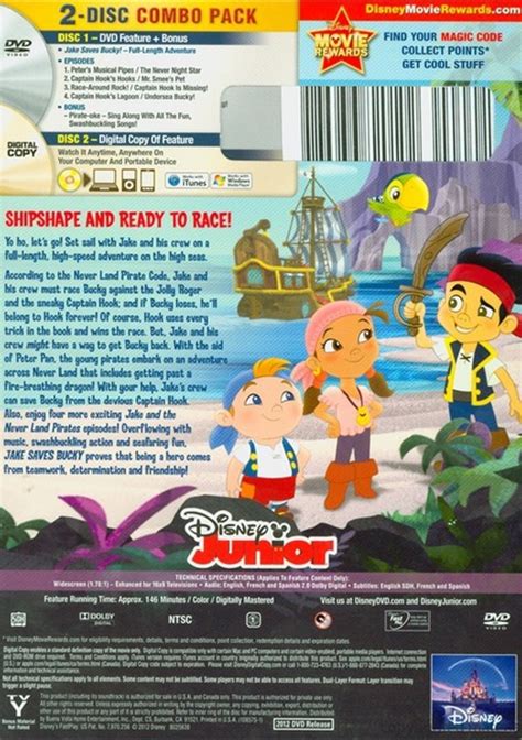 Jake And The Never Land Pirates Jake Saves Bucky Dvd