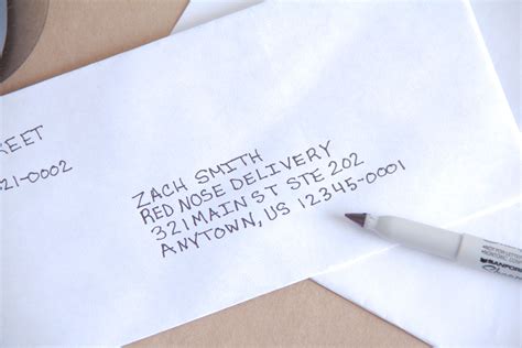 write  professional mailing address   envelope  everyday life
