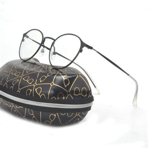 buy vintage small round glasses frame women gold metal