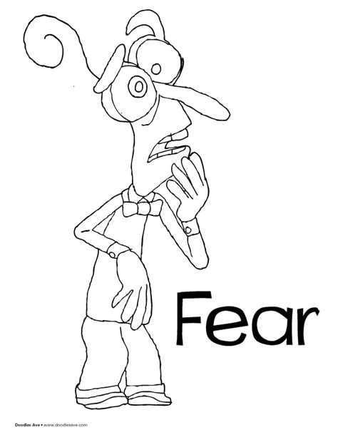 coloring pages fear  getdrawings