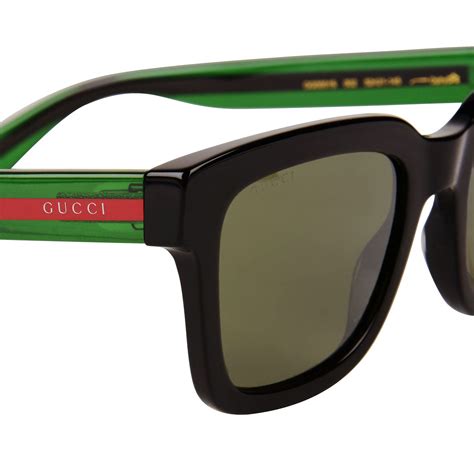 Gucci Gg0001s Square Frame Sunglasses Flannels