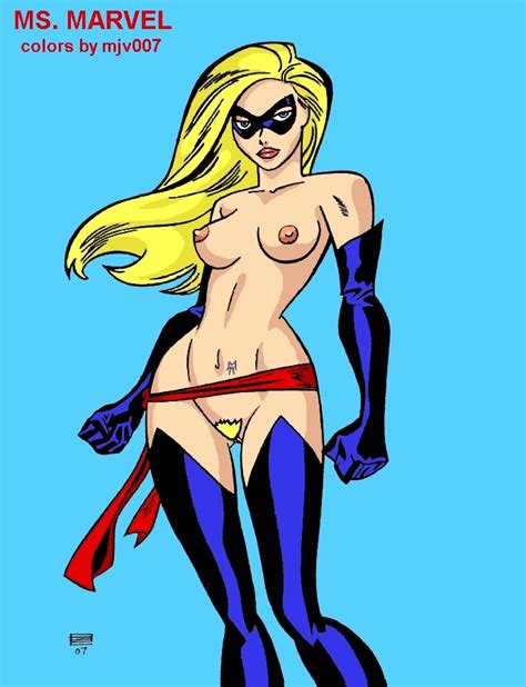 naked marvel comics hero ms marvel nude porn pics pictures