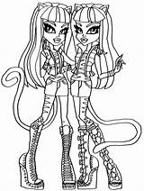 Coloring Monster High Pages Cat Para Colorear Dibujos Kids Girls Cute Books Th00 Deviantart Printable Purrsephone Cartoon Meowlody Colouring Imprimir sketch template
