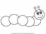Caterpillar Outline Clipart Coloring Pages Printable Kids Color Caterpillars Dormouse Draw Print sketch template