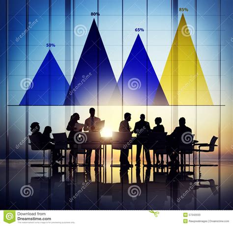 business data analysis strategy marketing graph concept stock image