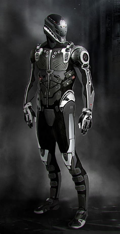 sᴄɪ ʙᴏʀɢ sci fi armor concept armor