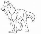 Wolf Coloring Pages Printable Kids Animal sketch template