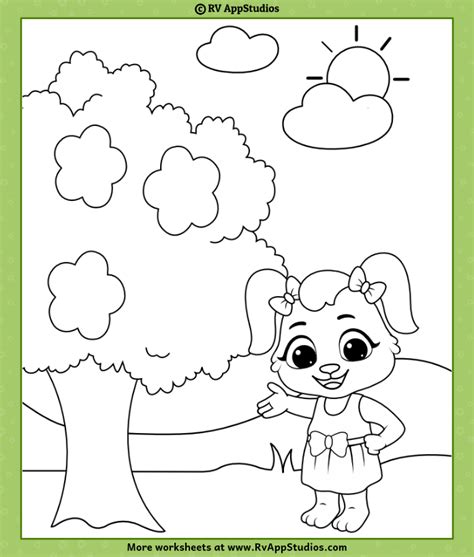 nature coloring pages  kids ensure   child  bright