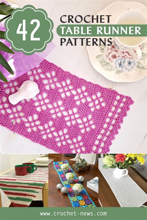 crochet table runner pattern crochet news