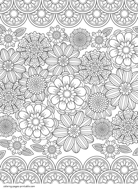 floret coloring page printable adult colouring pages book etsy denmark