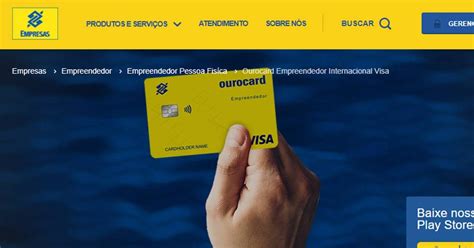 Como Pedir Cartão De Crédito Do Banco Do Brasil Dê Um Cartão