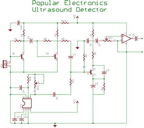 nte electronics circuit popular electronics heterodyne detector