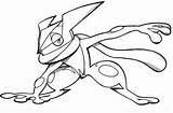 Greninja Pintar Amphinobi Pikachu Pokémon Baixar Kleurplaten Categorias sketch template