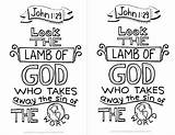 Coloring Lamb God Pages Bible Verse Verses Clipart Jesus Abc Show Armor John Spanish Silhouette Printable Awana Color Freedom Gospel sketch template