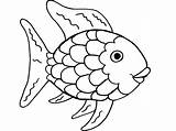 Trout Coloring Pages Getcolorings Rainbow sketch template