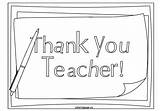 Teacher Thank Appreciation Coloring Pages Printable School Kids Cards Ecoloringpage Sheets Printablee Via sketch template