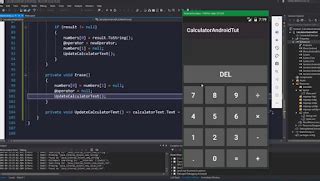 dotnet tutorial   calculator app  xamarin android