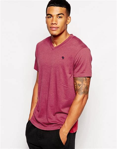 Abercrombie And Fitch Abercrombie And Fitch T Shirt In V Neck And Muscle Fit