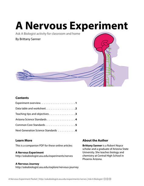 nerve experiment   biologist