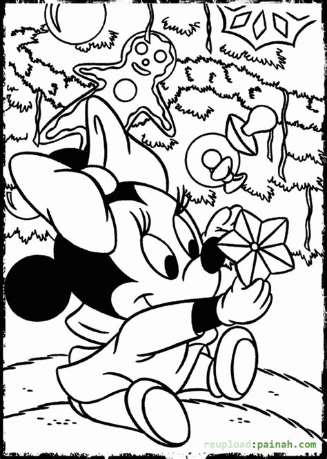 mickey mouse christmas coloring page   mickey mouse