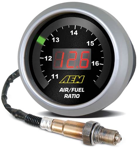aem   air fuel ratio gauge kits uego  atomic shop