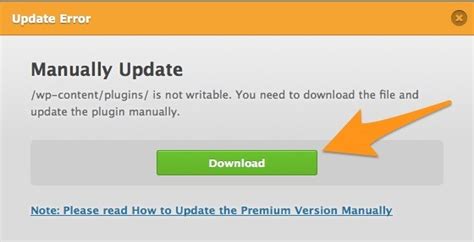 update  premium version manually