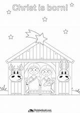Christmas Pages Festive Coloring Christianbook sketch template