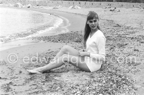 Mona Arvidsson Swedish Fashion Model Cannes 1957 Edward Quinn