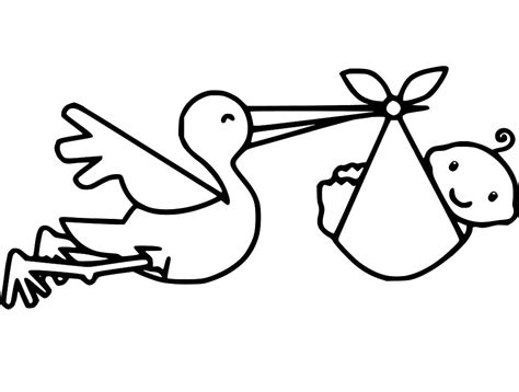 stork flying coloring page  printable coloring pages  kids
