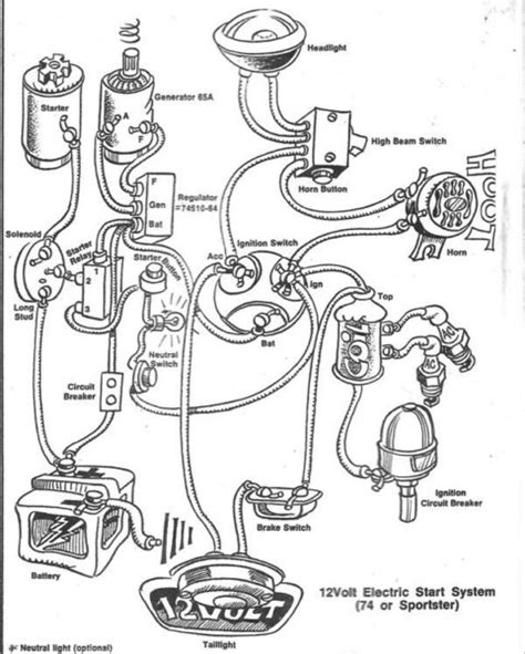 shovelhead wiring diagram