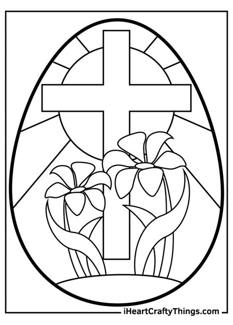 printable coloring pages  easter religious