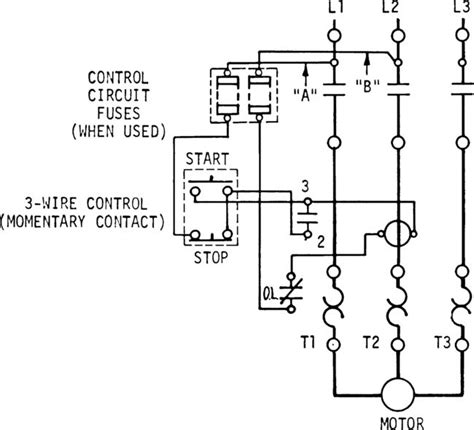 wire start stop wiring diagram elec eng world