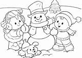 Coloring Winter Pages Cute Getcolorings Color Printable sketch template