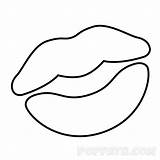 Kissy Face Kissmark Lips Clipartmag Webstockreview sketch template